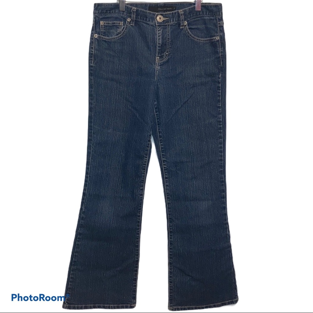Calvin Klein Jeans Flare Blue Dark Wash Size 8